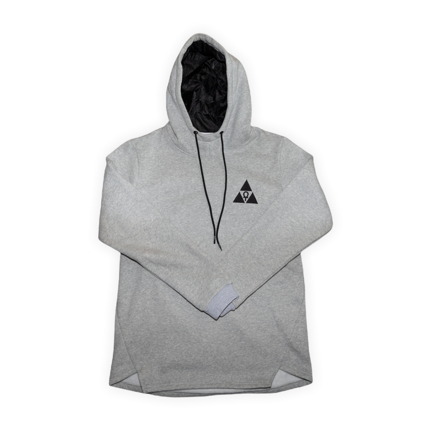 Cloud Gray Mega Satin Lined Hoodie