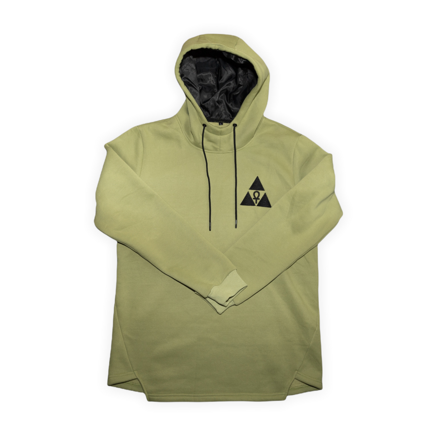 Green Mega Satin Lined Hoodie