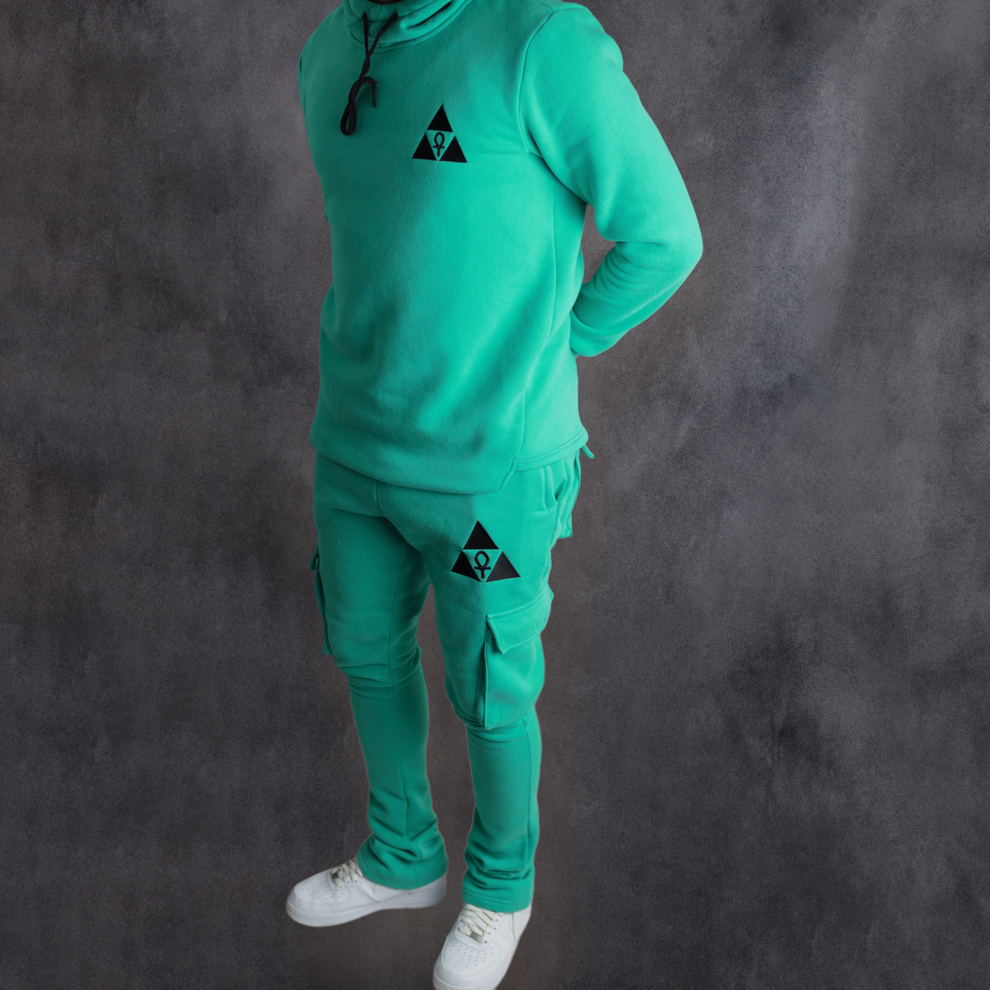 Teal Mega Satin Lined Hoodie