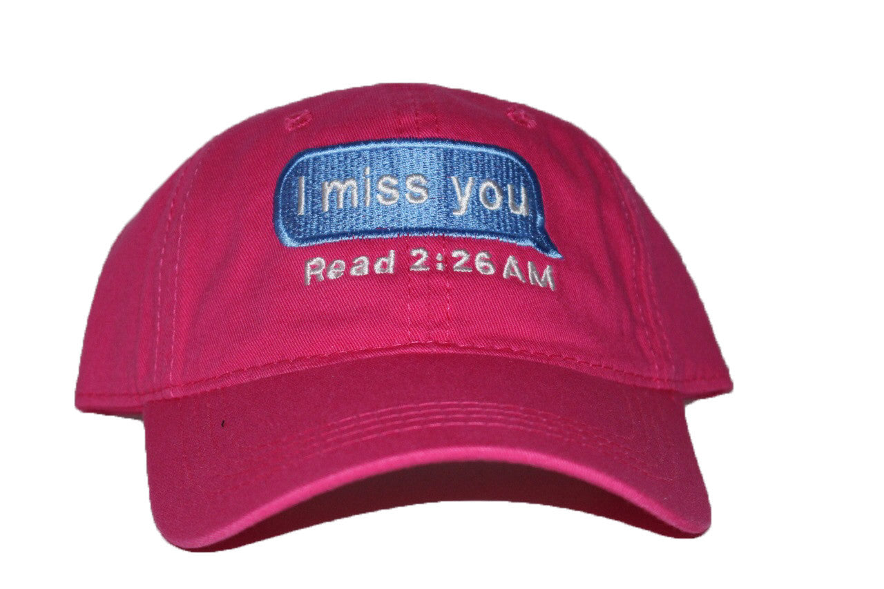 I Miss You IMessage Dad Hats