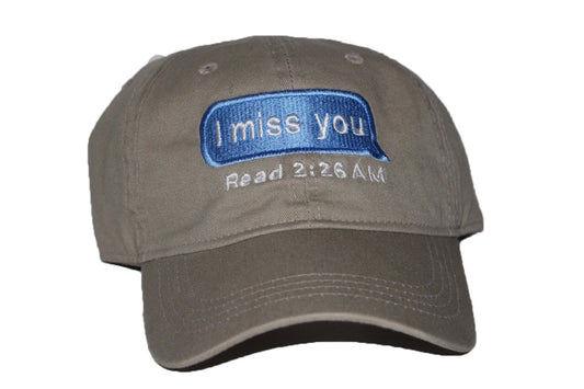 I Miss You IMessage Dad Hats