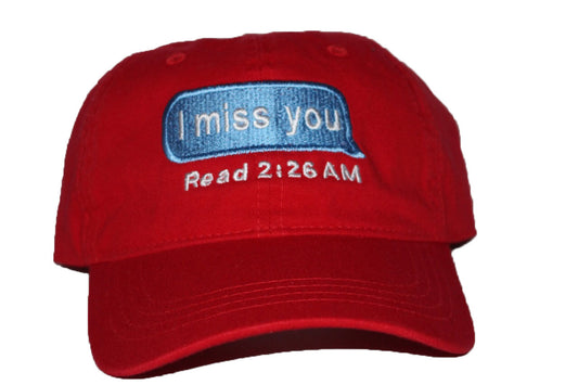 I Miss You IMessage Dad Hats
