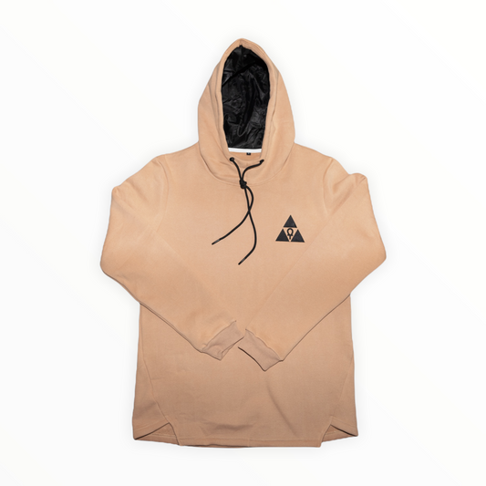 Sand Mega Satin Lined Hoodie