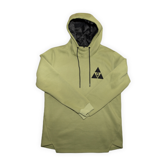 Green Mega Satin Lined Hoodie