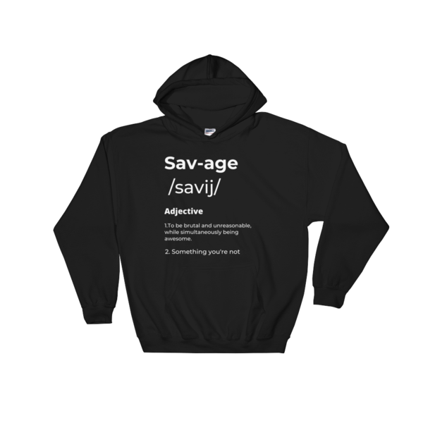 Savage Definition Pullover Hoodies