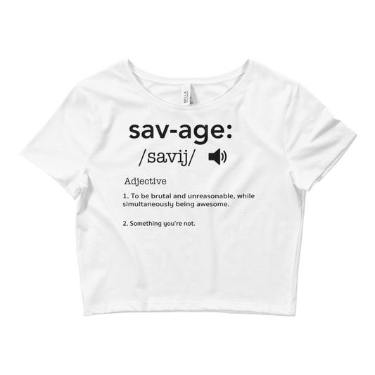 Savage Defintion Crop Top