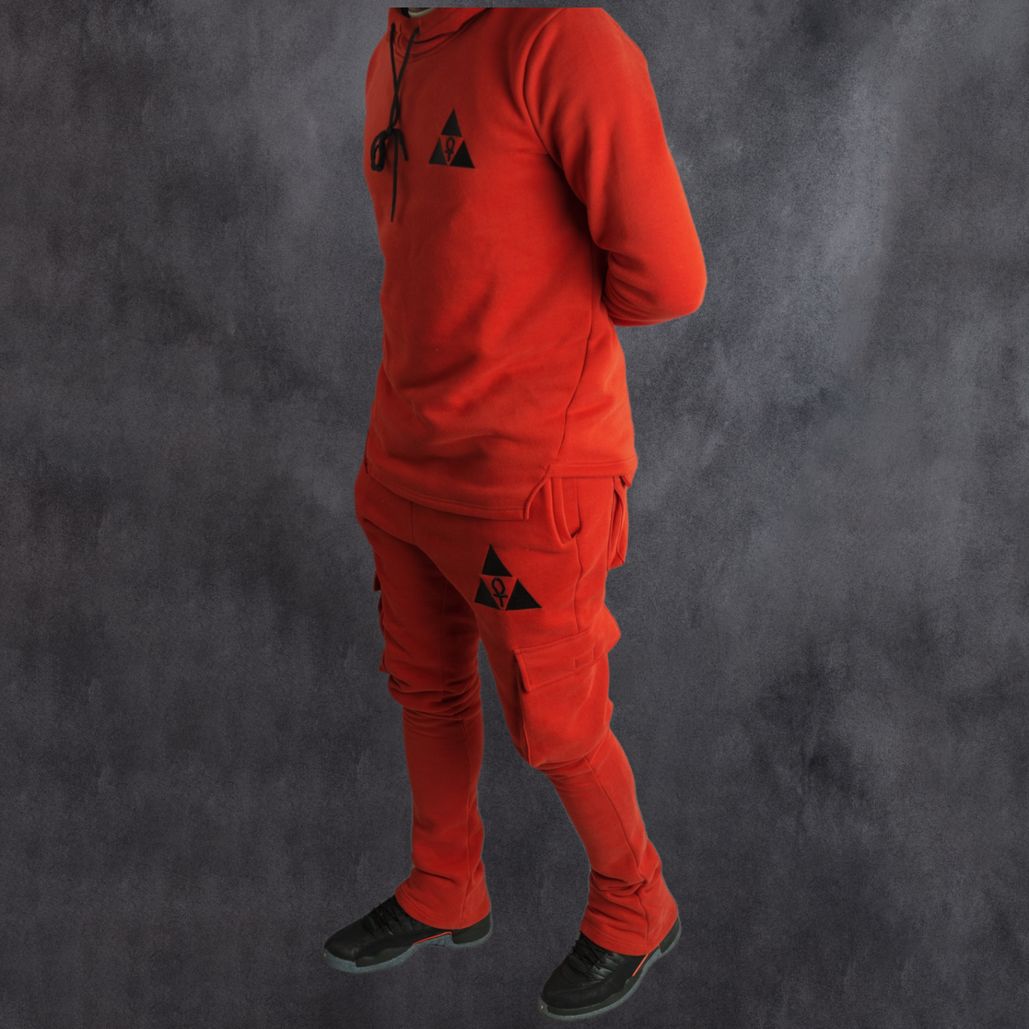Burnt Orange Mega Satin Lined Hoodie