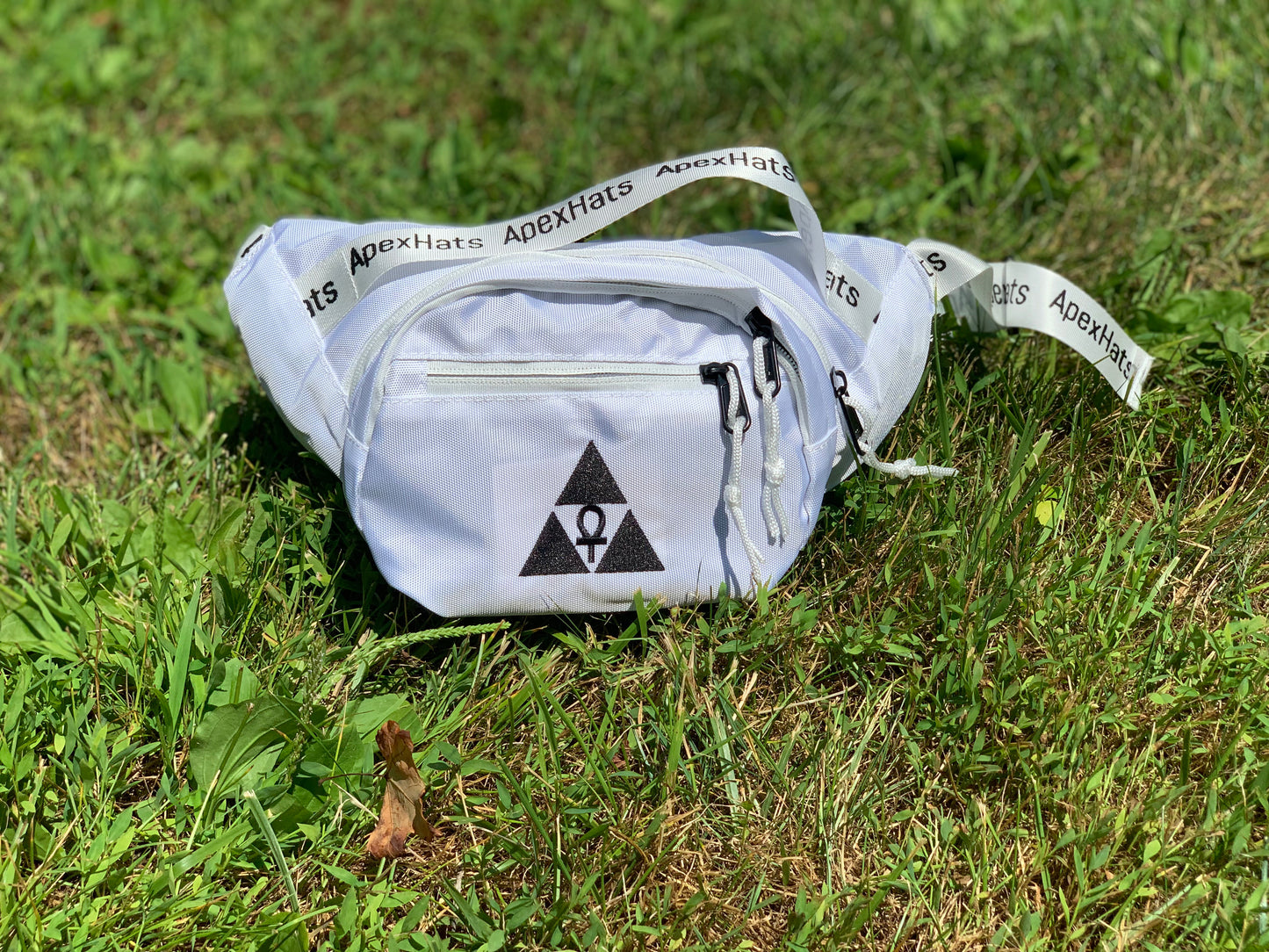 White ApexHats Waist Bags