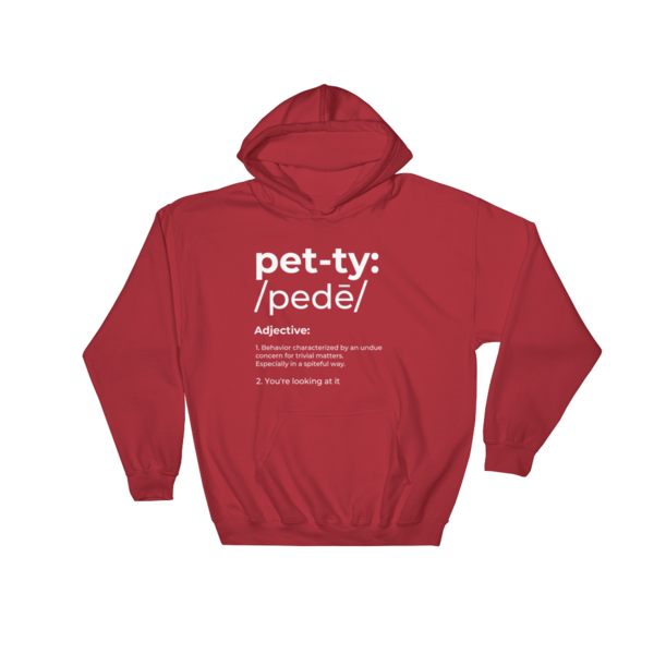 Petty Definition Pullover Hoodies