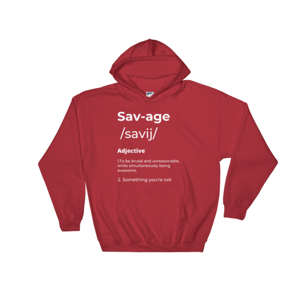 Savage Definition Pullover Hoodies